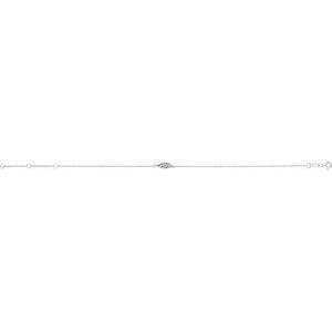 Platinum .015 CTW Natural Diamond Angel Wing 6 1/2-7 1/2" Bracelet – image 2