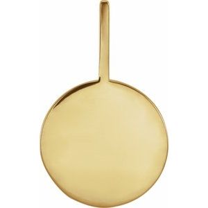 14K Yellow Gold .01 CTW Natural Diamond Engravable Paw Print Charm/Pendant – image 3