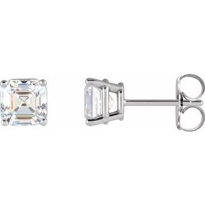Platinum 1/2 CTW Natural Diamond Earrings