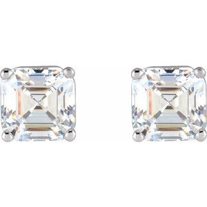 Platinum 1/2 CTW Natural Diamond Earrings – image 2