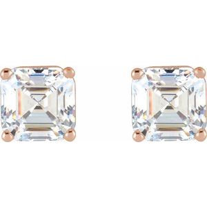 14K Rose Gold 1/5 CTW Natural Diamond Earrings – image 2
