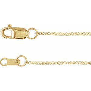 14K Yellow Gold 1/8 CTW Rose-Cut Natural Diamond Sideways Cross 6 1/2-7 1/2" Bracelet – image 3