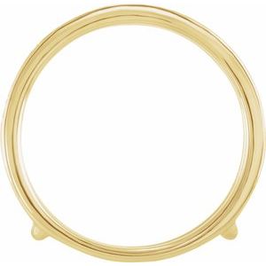 14K Yellow 1/5 CTW Natural Diamond Ring Guard