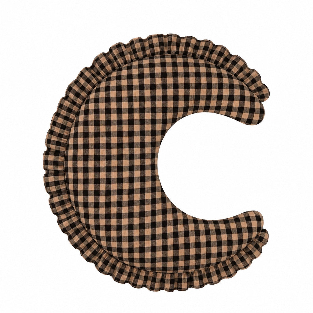 Gingham Feeding Support Ruffle Nursing Pillow Cover