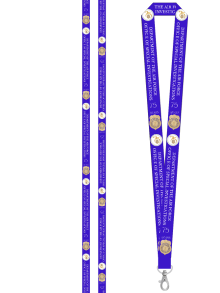 DAF OSI 75th Anniversary Lanyard