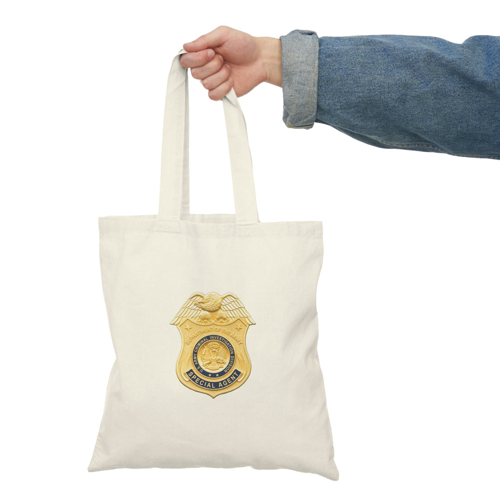 Army CID Badge and Seal Natural Tote Bag