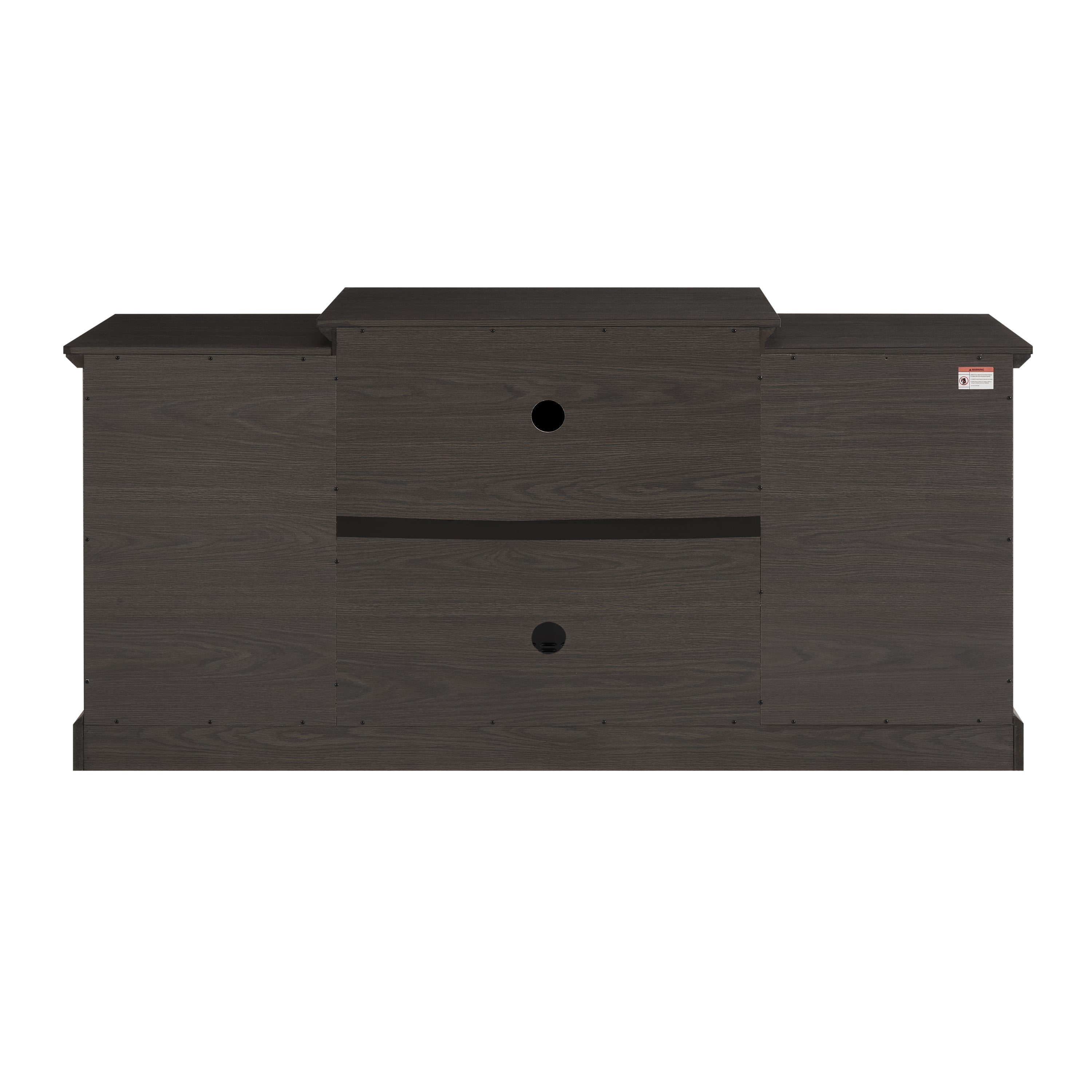 Media Console Table with Large Storage Cabinet,with 23' Fireplace Insert, for TV Up to 70'', Modern TV Media Entertaionment Stand,  Grey