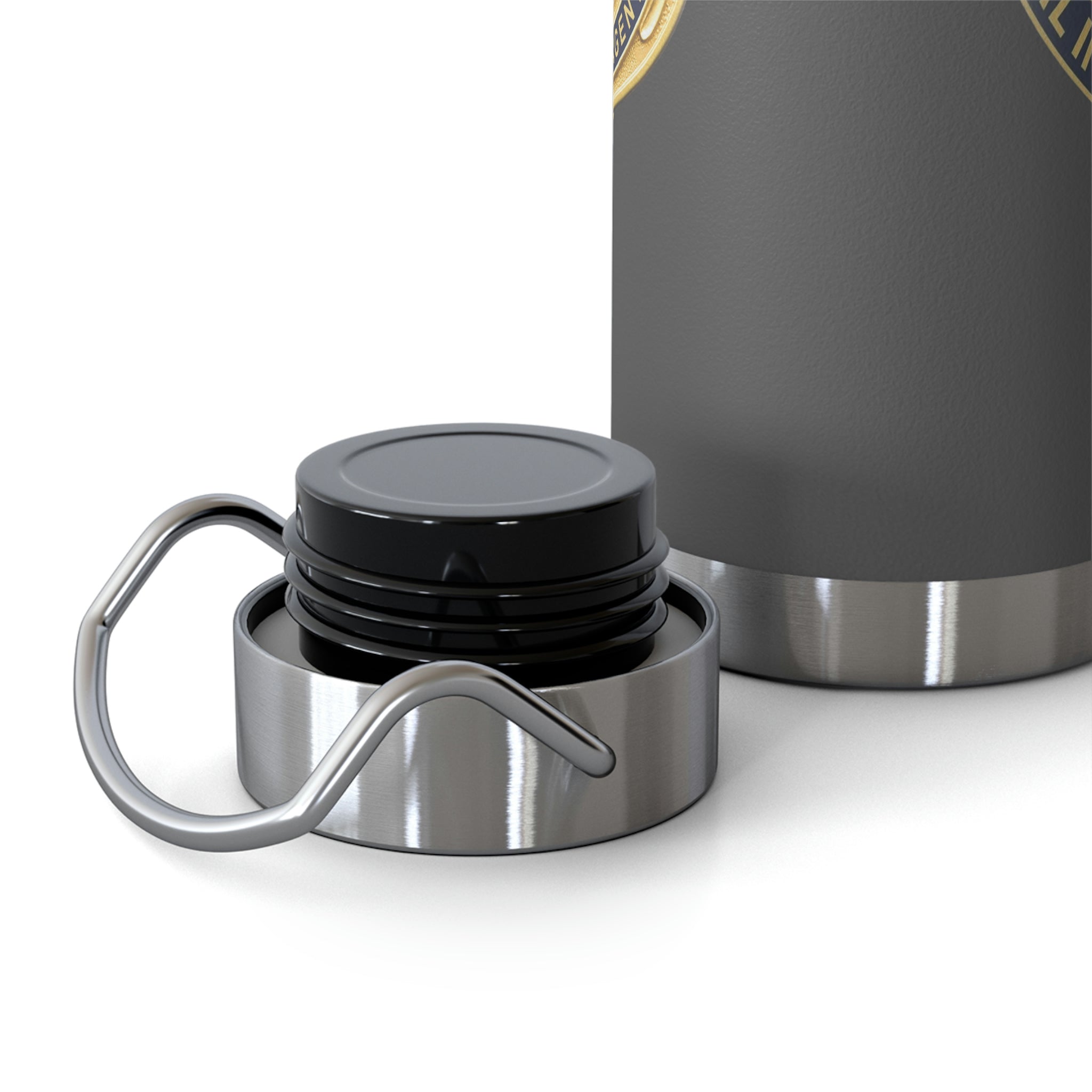 Army CID Badge and Seal - Copper Vacuum Insulated Bottle, 22oz