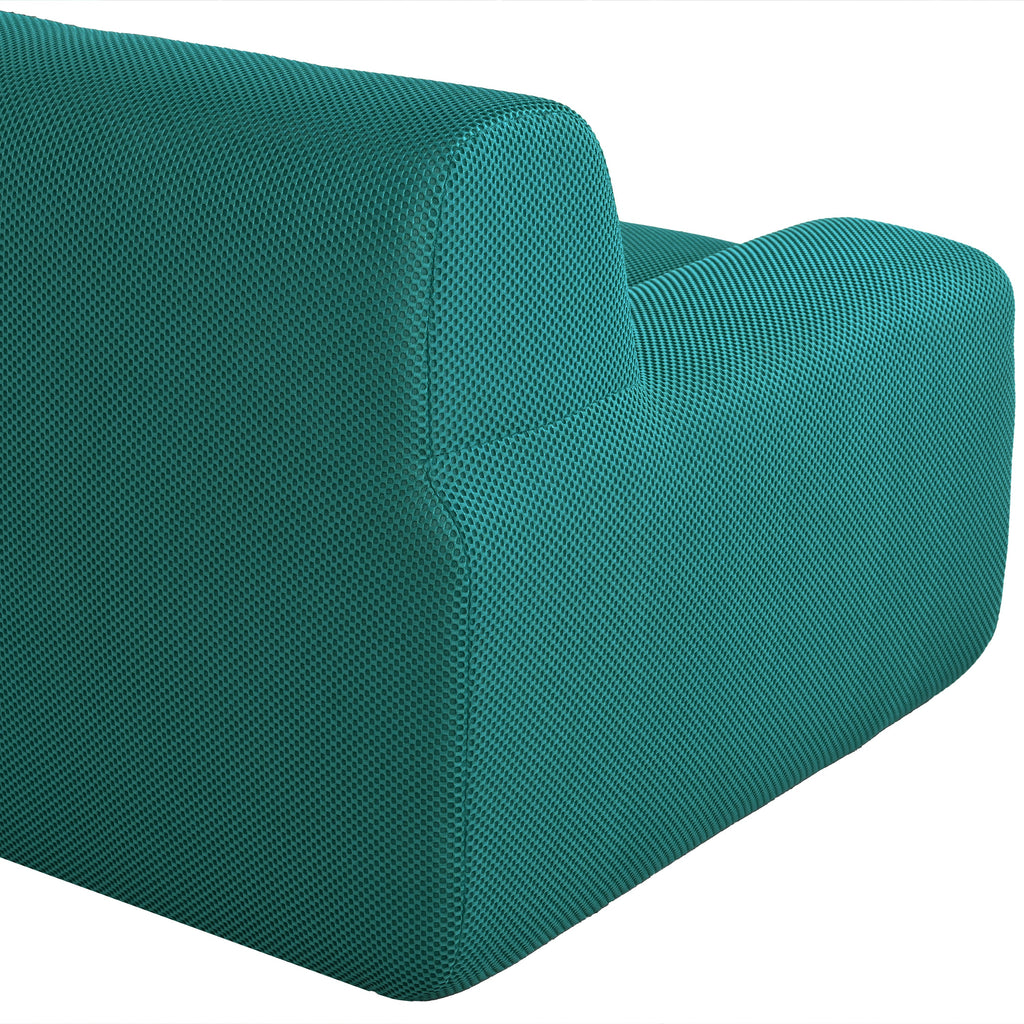 U_Style 86.2'' Modern Minimalist Style Tufted Design Upholstered Sofa, 3-Seat Compression Sofa for Living Room, Bedroom, and Apartment