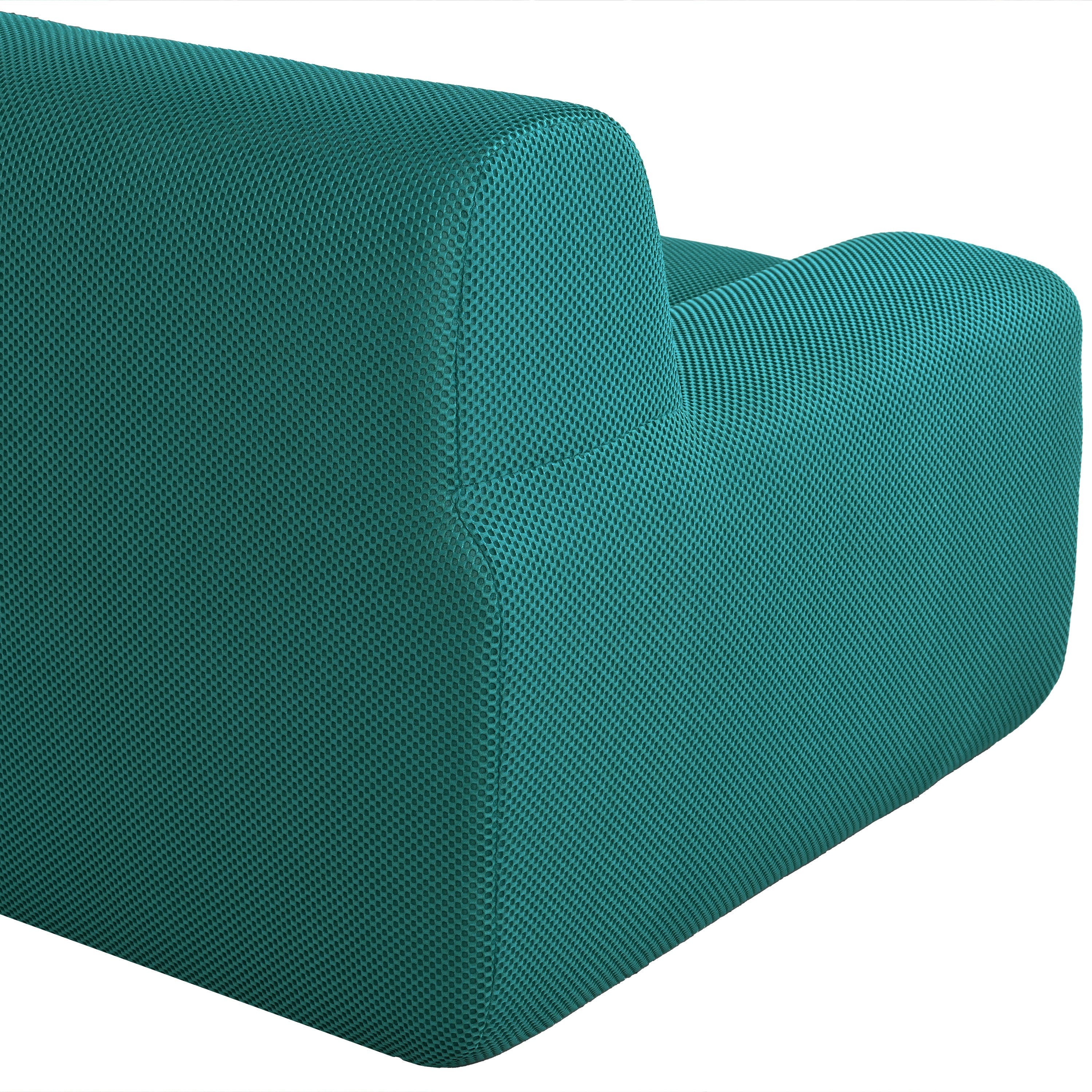 U_Style 86.2'' Modern Minimalist Style Tufted Design Upholstered Sofa, 3-Seat Compression Sofa for Living Room, Bedroom, and Apartment