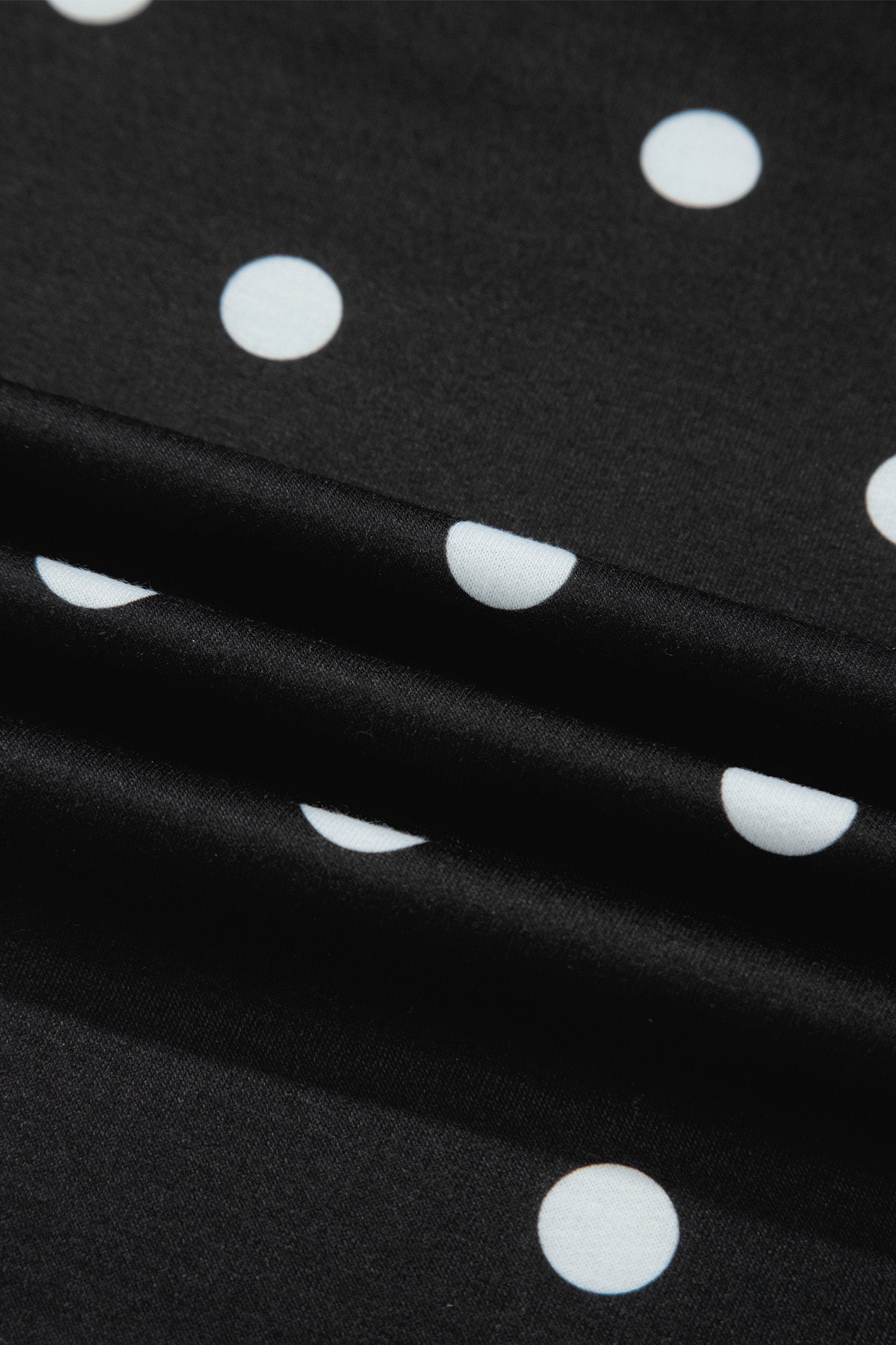 Polka Dot Loose Tee & Drawstring Shorts Set