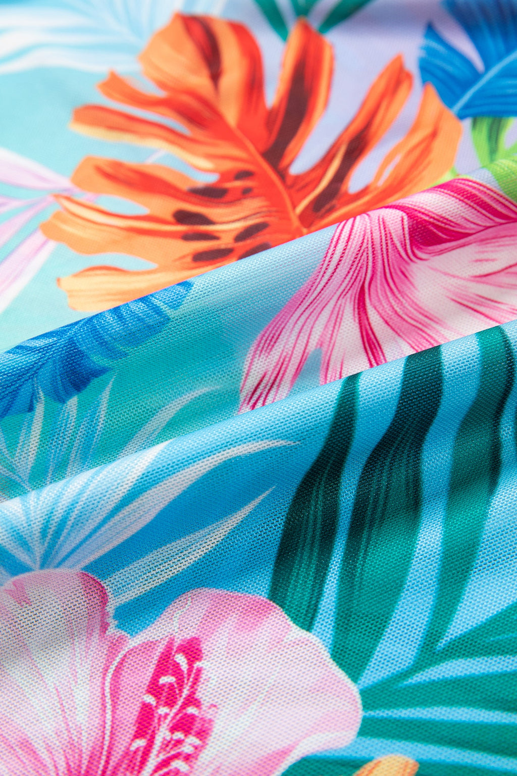 Tropical Semi-Sheer Beach Cover Up Dress
