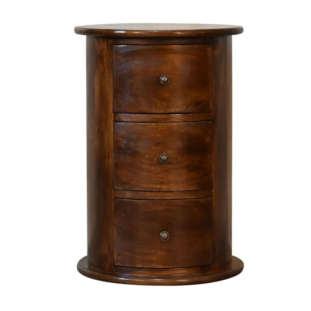 3 Drawer Drum - Chestnut