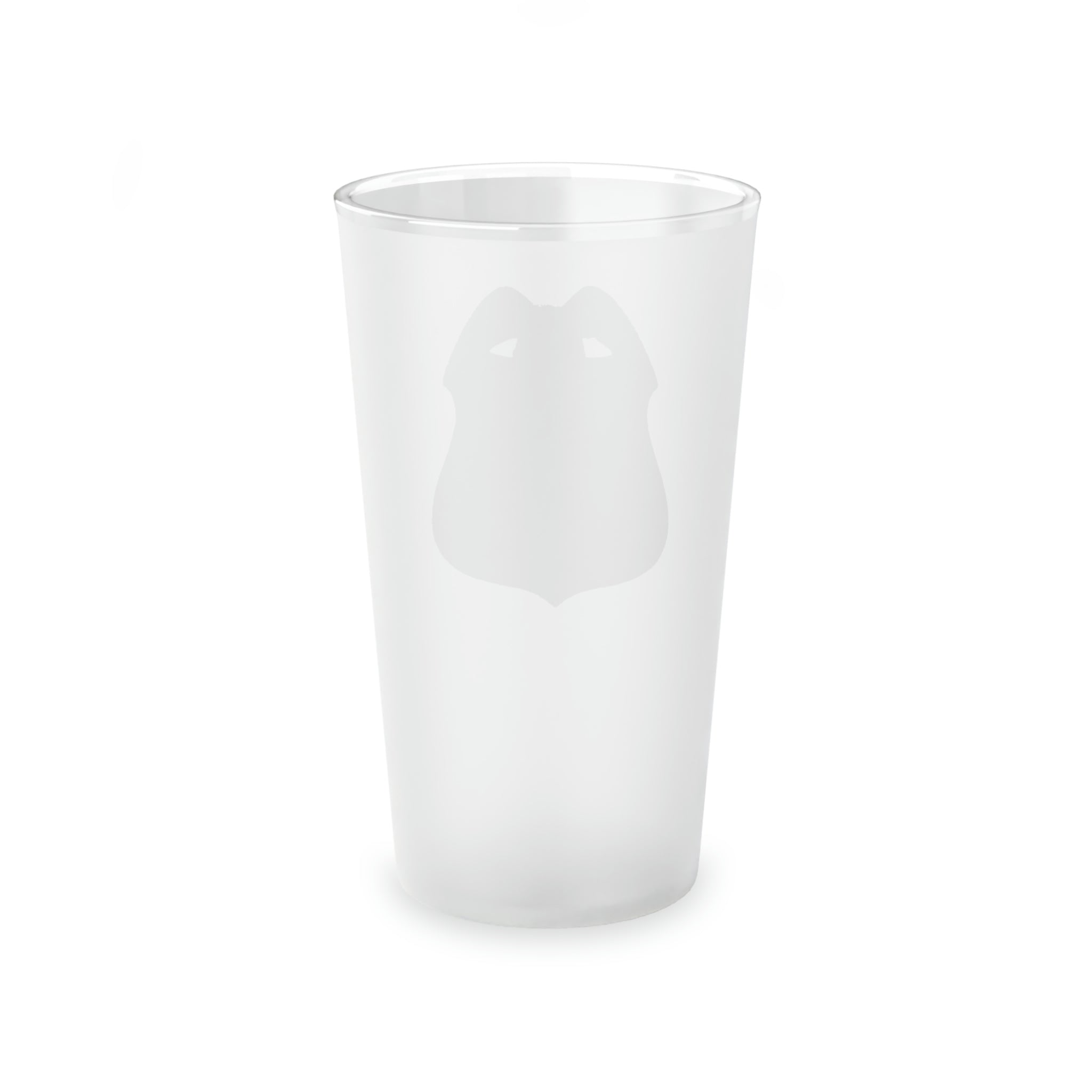 CGIS Badge - Frosted Pint Glass, 16oz