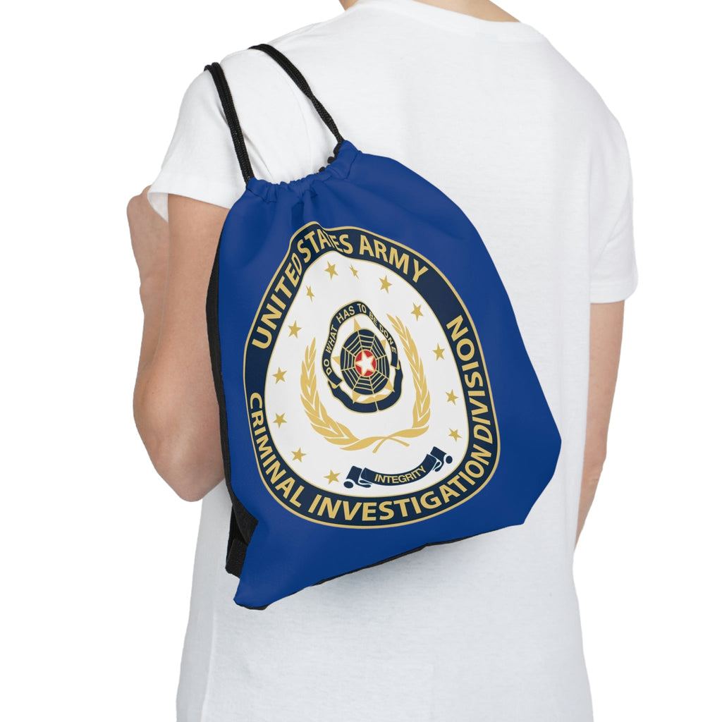 Army CID Seal - Outdoor Drawstring Bag