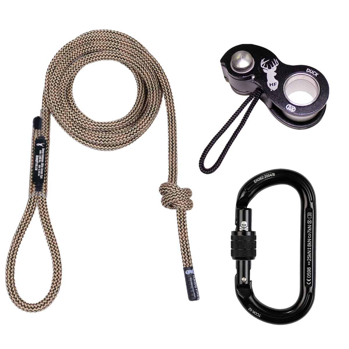9mm 'Ghost' Deluxe Sewn Tree Tether & Lineman's Belts