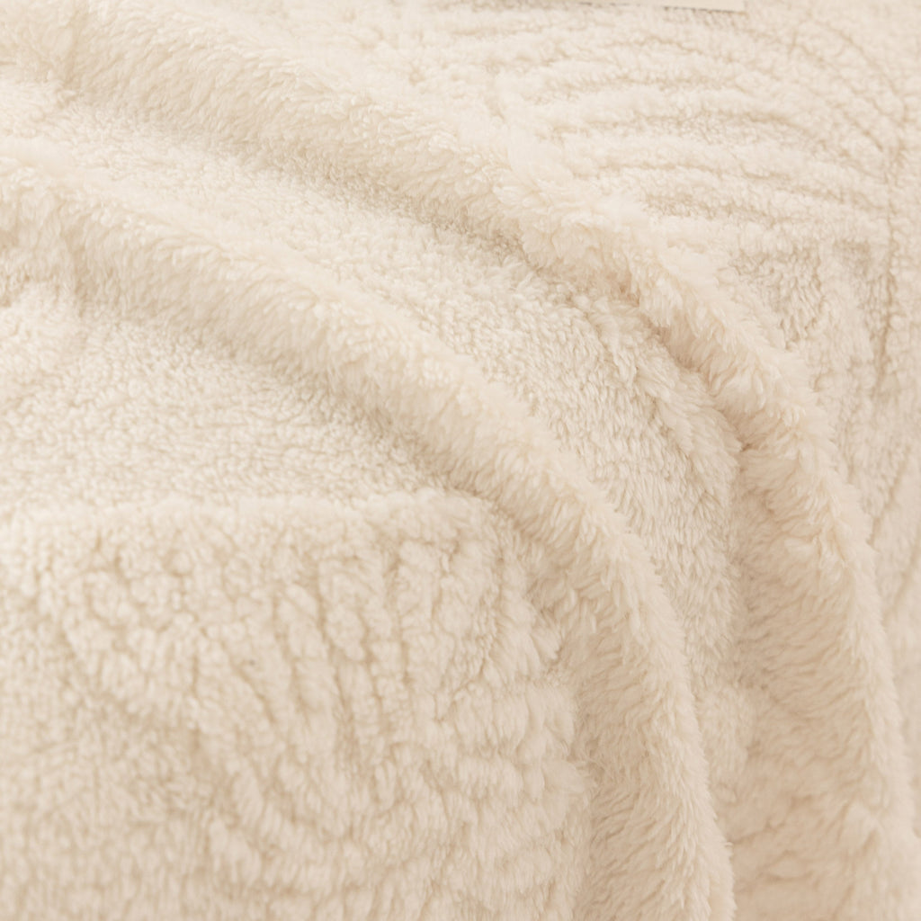 Luxury 3D Butterfly Jacquard Sofa Throw Blanket, Ultra-Soft Plush Fleece Couch Cover