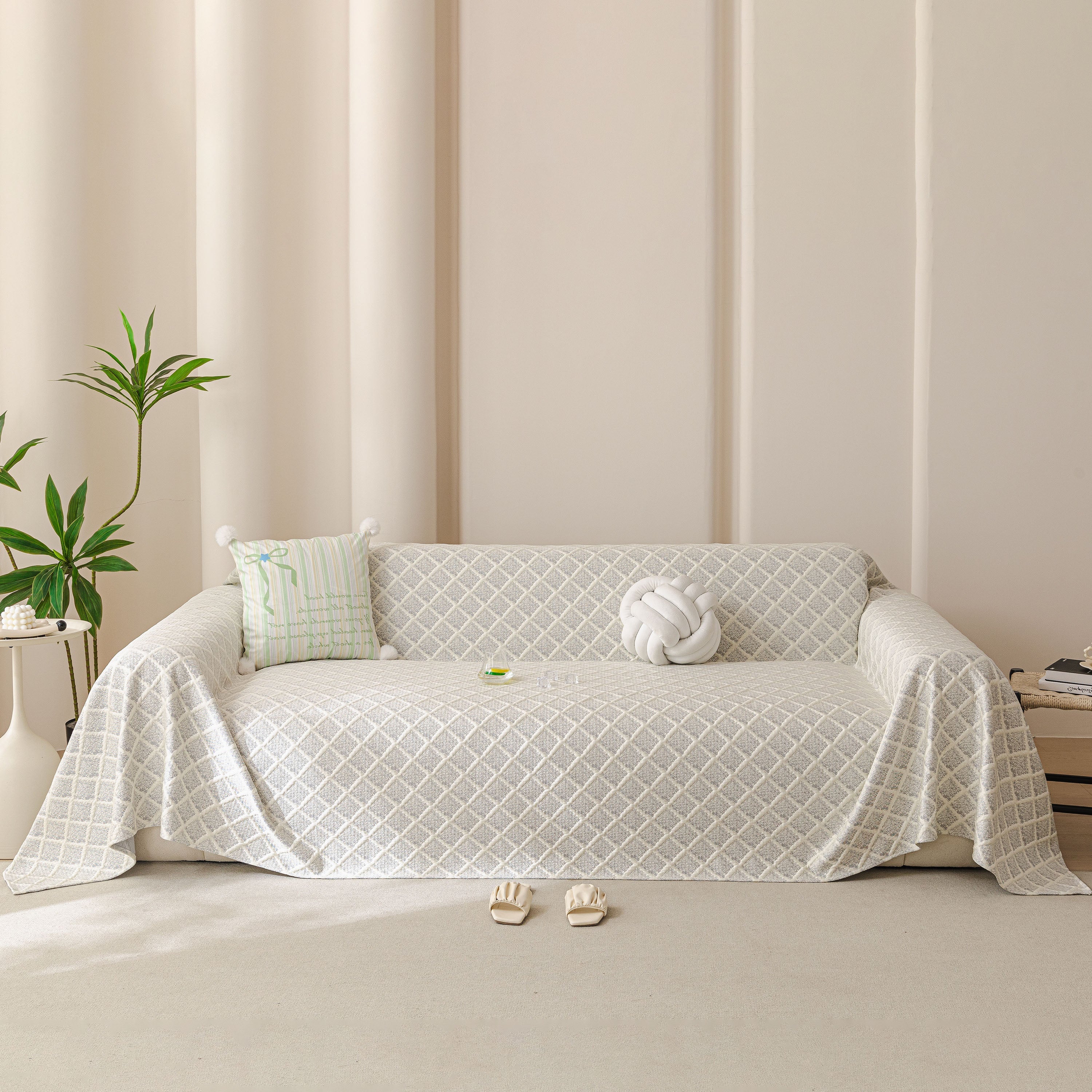Cooling Couch Cover Throw, Washable Breathable Summer Bed Cover Sofa Protector Covers