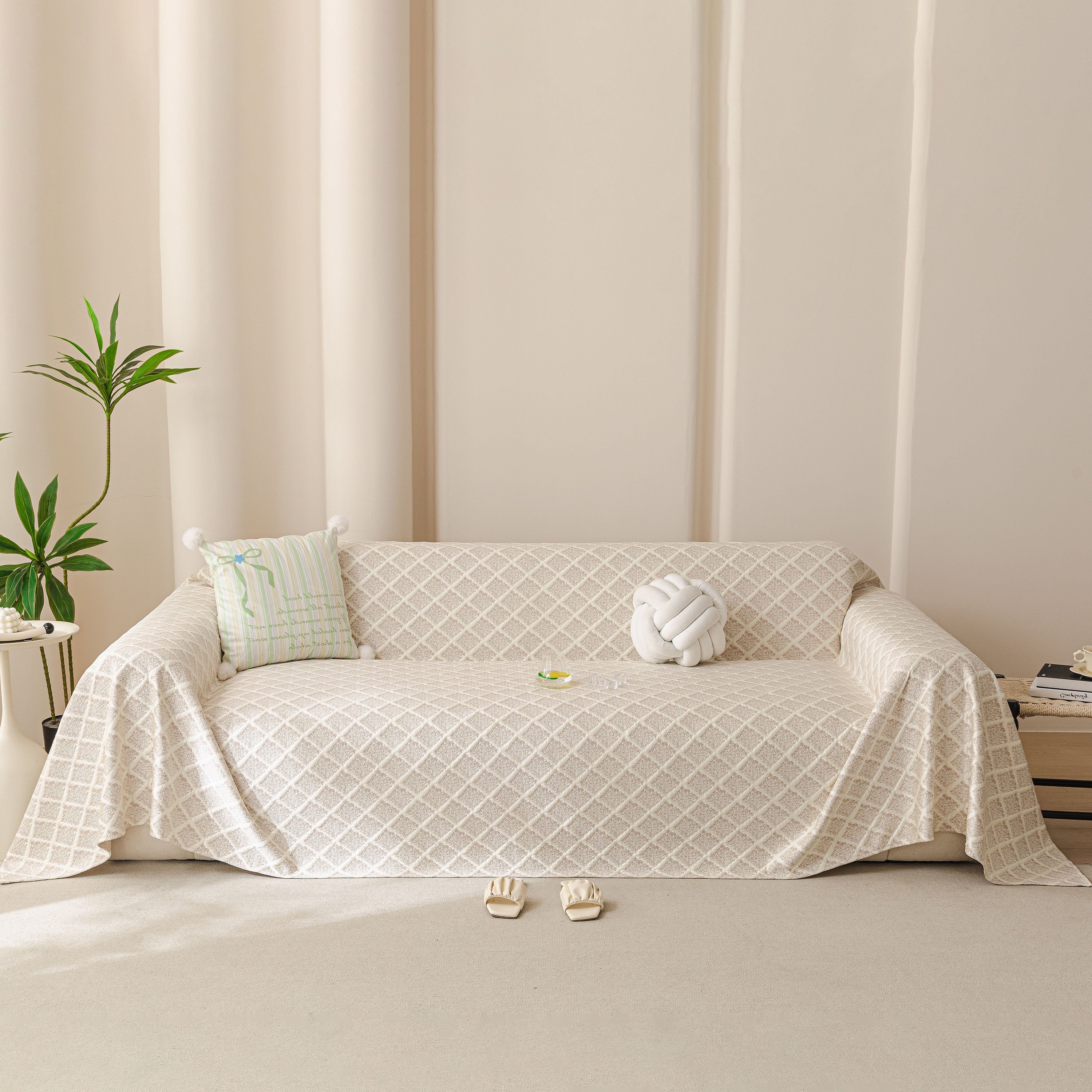 Cooling Couch Cover Throw, Washable Breathable Summer Bed Cover Sofa Protector Covers