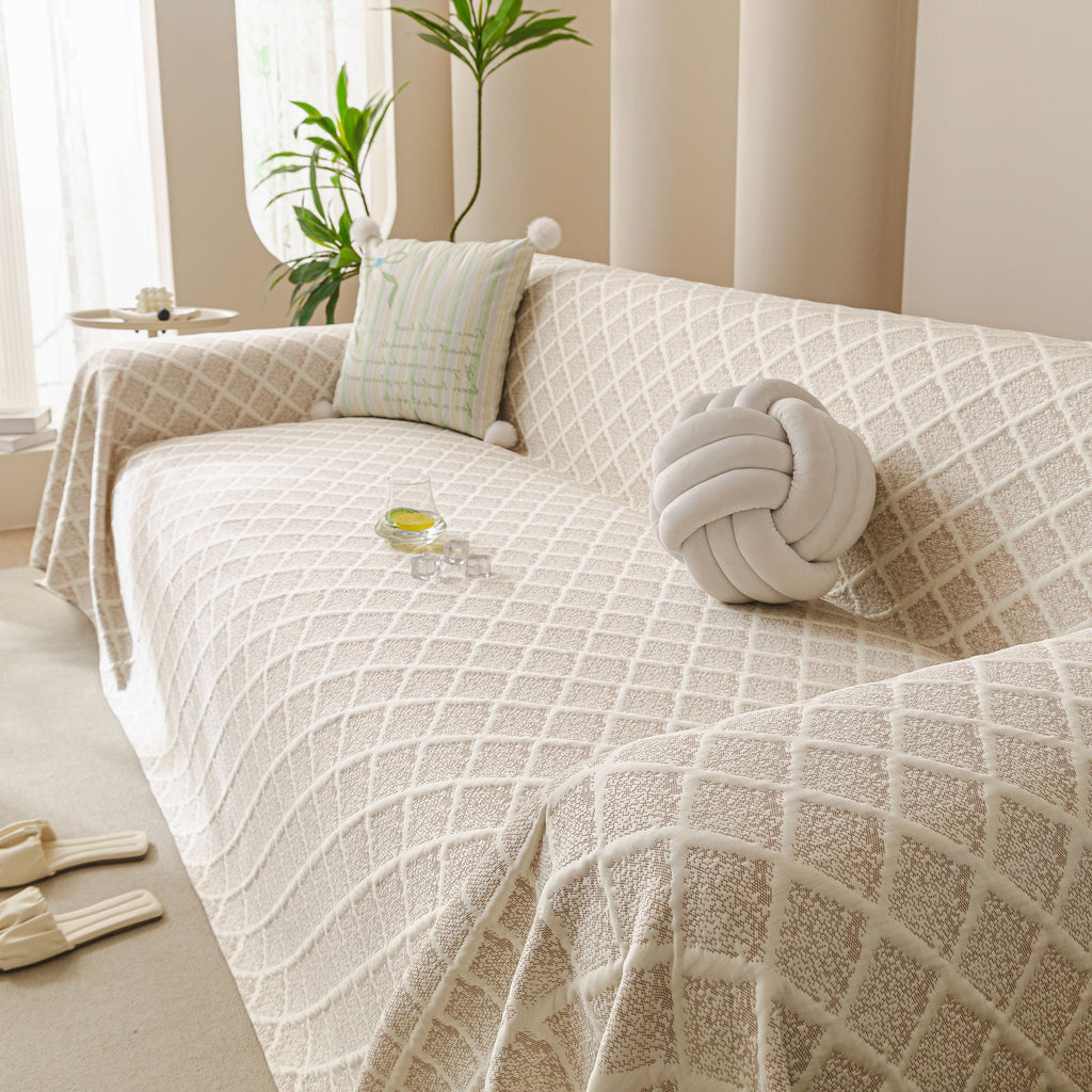 Cooling Couch Cover Throw, Washable Breathable Summer Bed Cover Sofa Protector Covers
