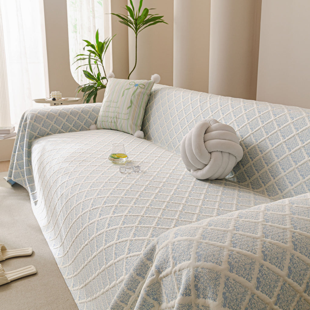 Cooling Couch Cover Throw, Washable Breathable Summer Bed Cover Sofa Protector Covers