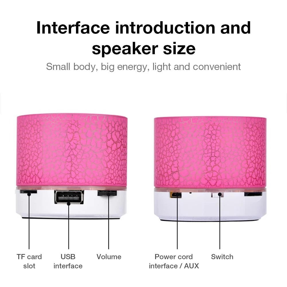 Portal LED Mini Bluetooth Speaker Buy 1 Get 2 Free