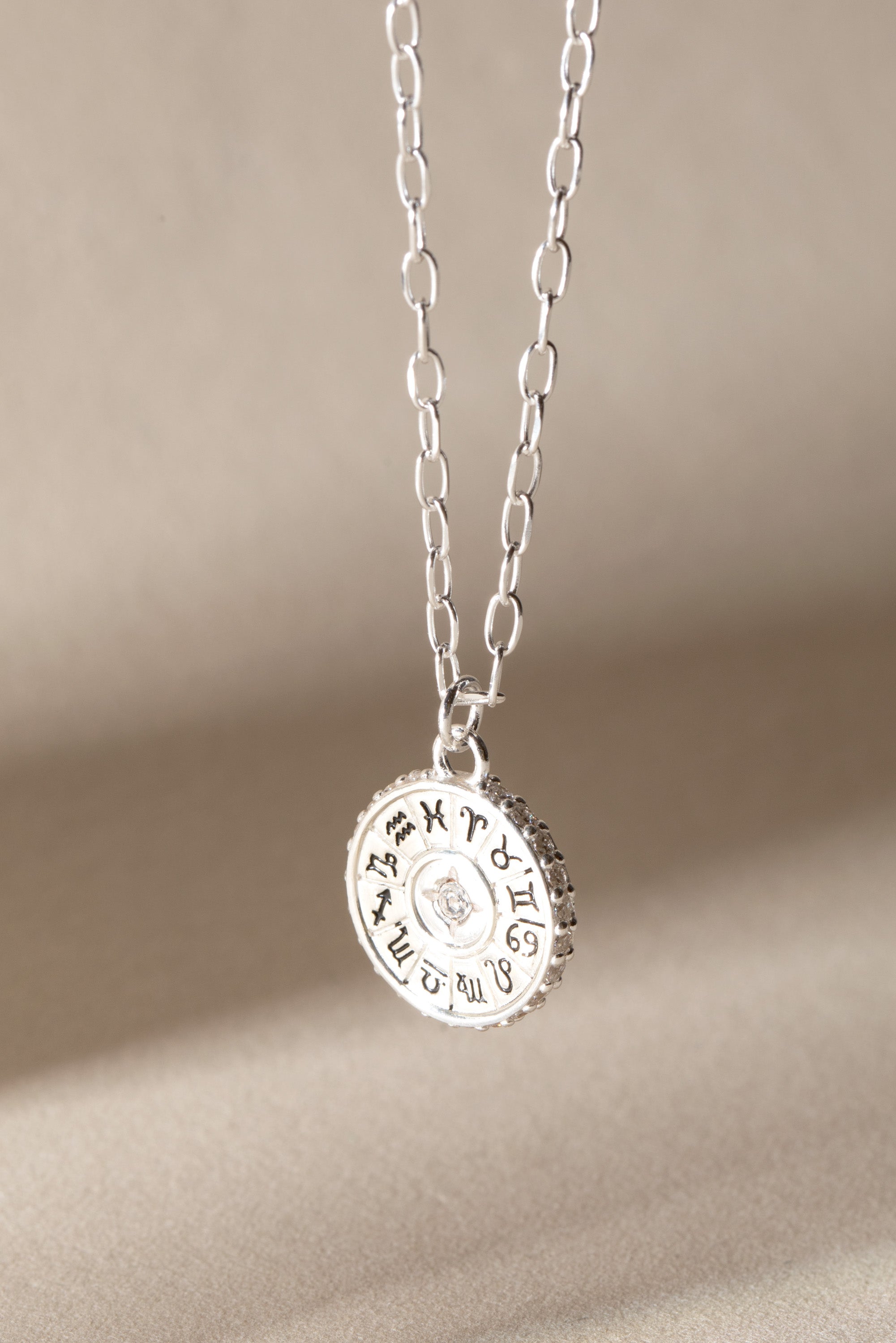 Virgo Zodiac Precious Necklace