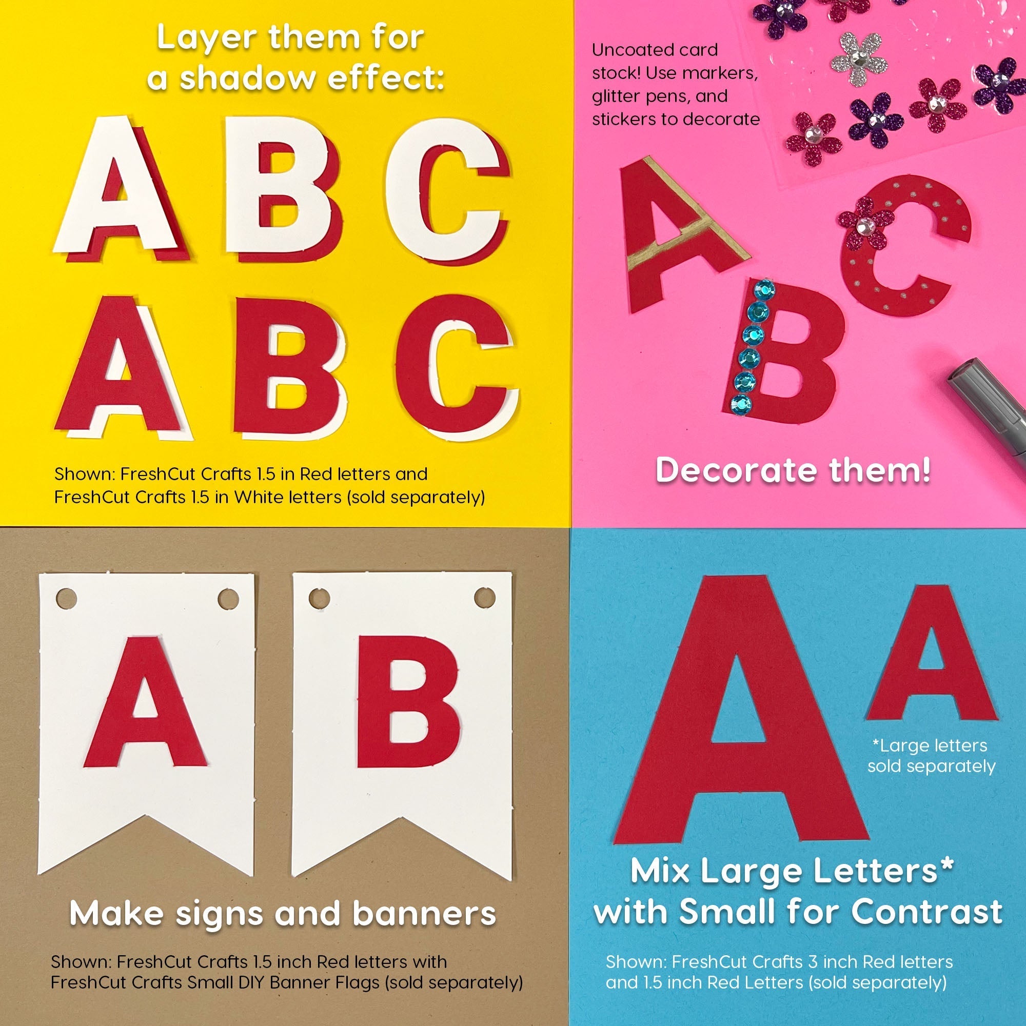 Bulletin Board Letters – 1.5 inch