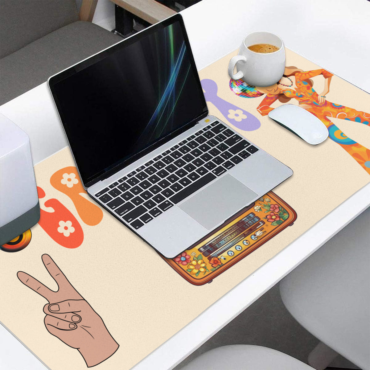 Groovy 1970's Style Disco Ball 40" x 20" Mousepad Desk Mat