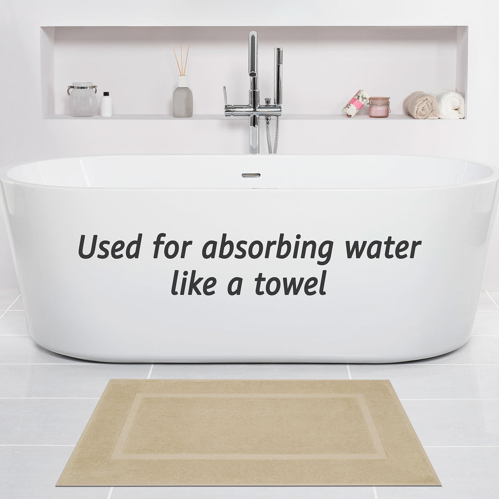 American Soft Linen Bekos 100% Cotton Bath Mat Set, 2 Piece 20x34 inches Bath Mats for Bathroom