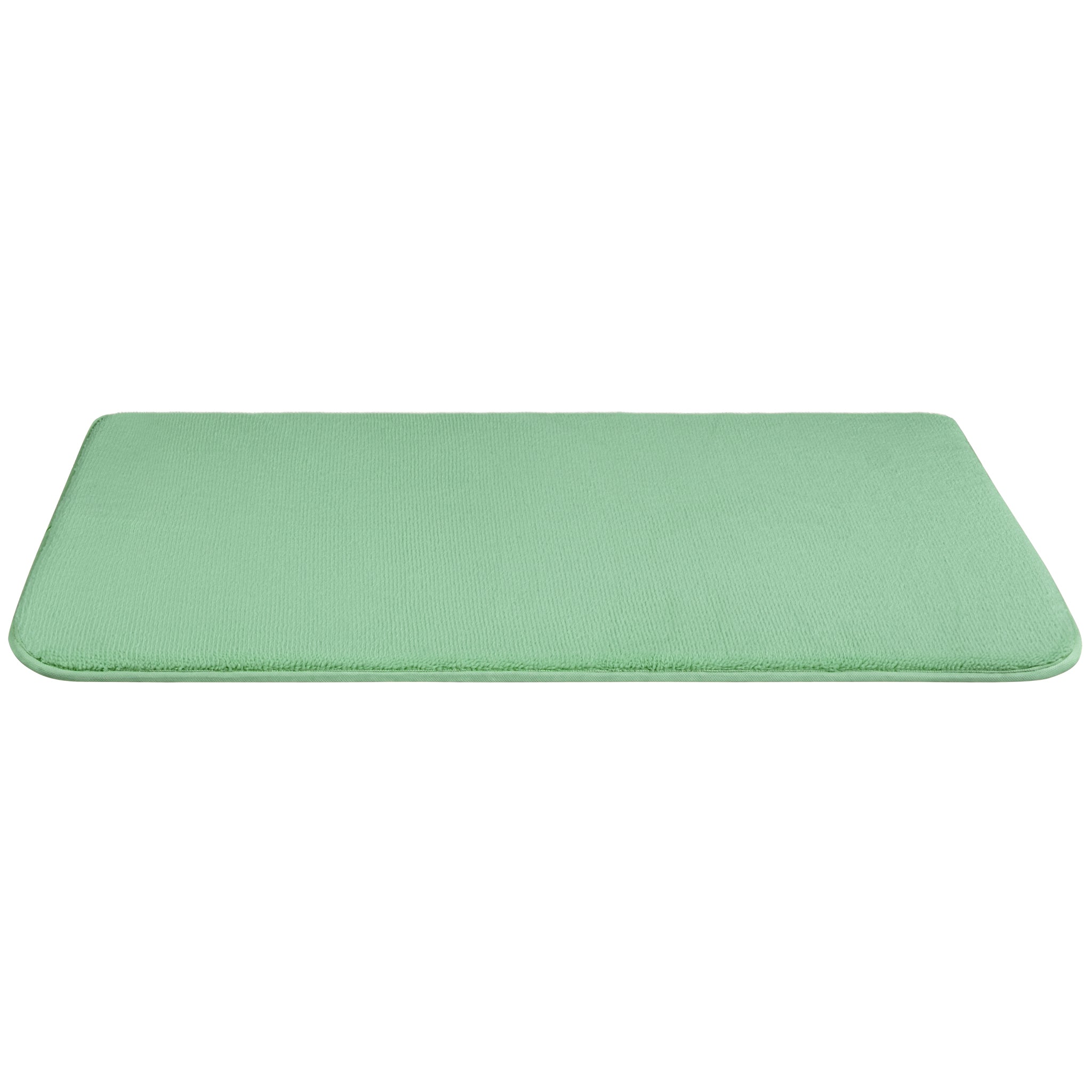 American Soft Linen Fluffy Foamed Bath Rug, 21x32 inches Bath Rugs for Bathroom, 100% Polyester Upper Fluffy Surface and Grip Enhanced Base