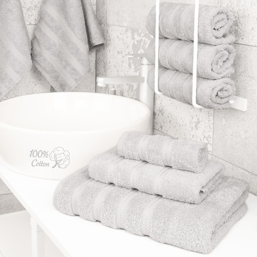 American Soft Linen 3 Piece 100% Cotton Extra Fluffy and Soft, Luxury Turkish Towel Set with 20 Different Colors