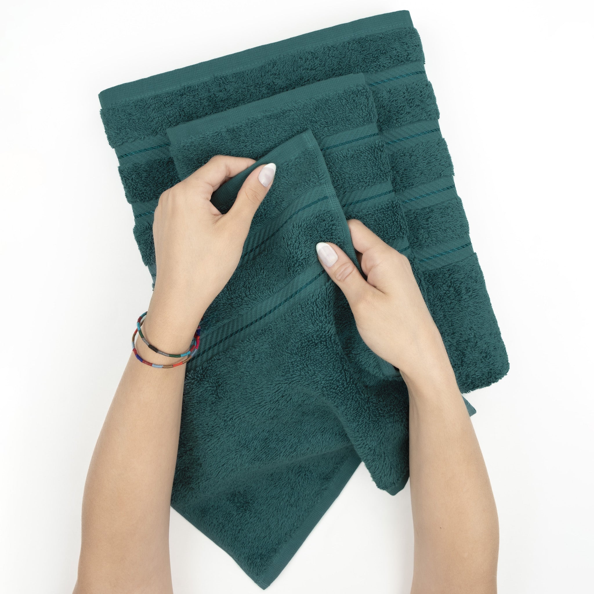 American Soft Linen 3 Piece 100% Cotton Extra Fluffy and Soft, Luxury Turkish Towel Set with 20 Different Colors