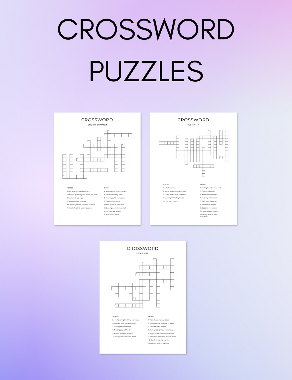 August Activity Book Bundle (Digital + Printable)