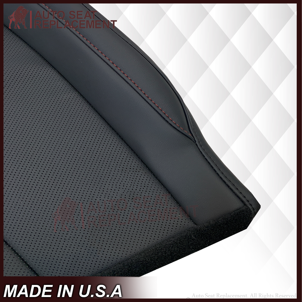 2013-2017 GMC Terrain Denali Replacement Seat Cover: Black Perforated