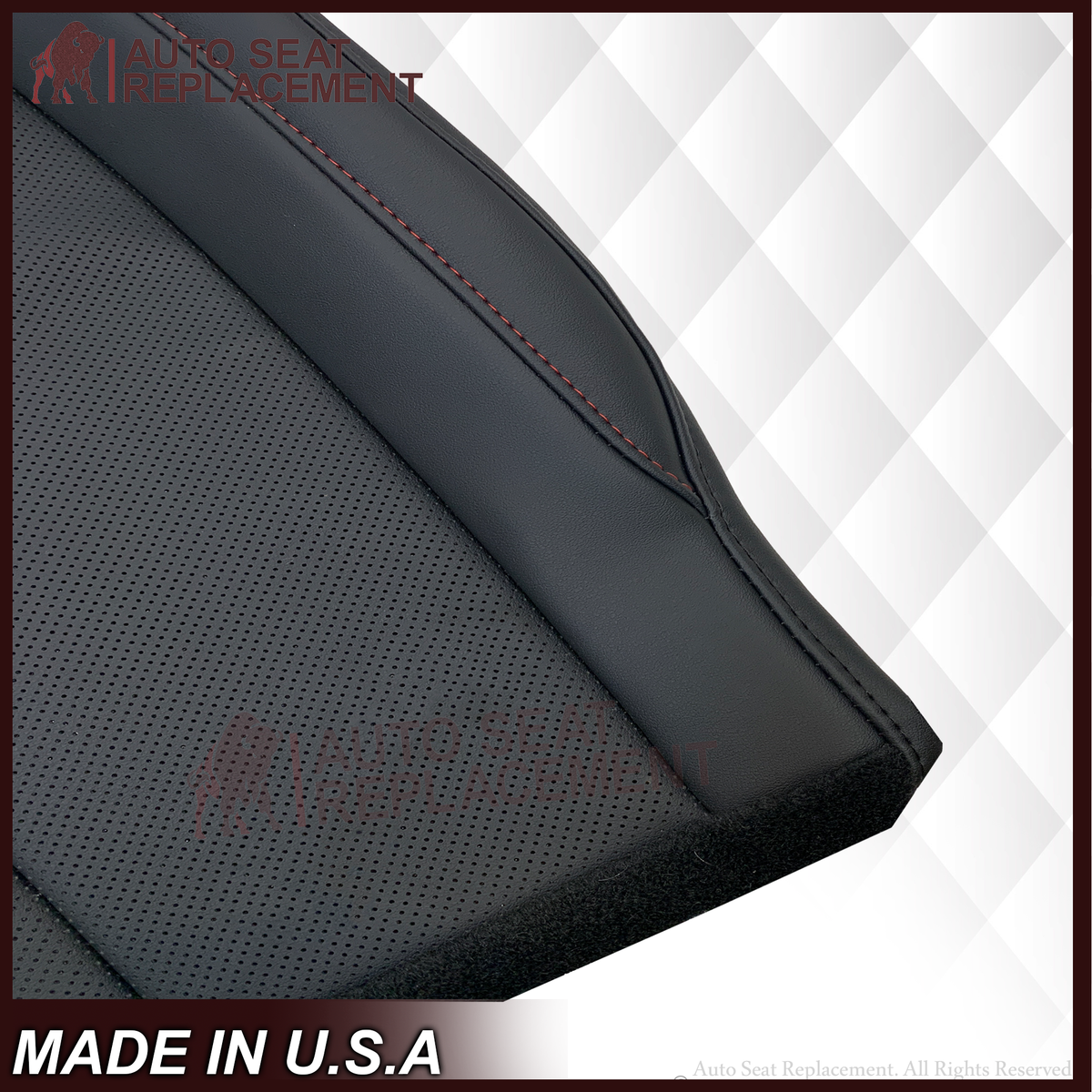 2010-2016 Fits Chevy Equinox LTZ Replacement Seat Cover: Black Perforated