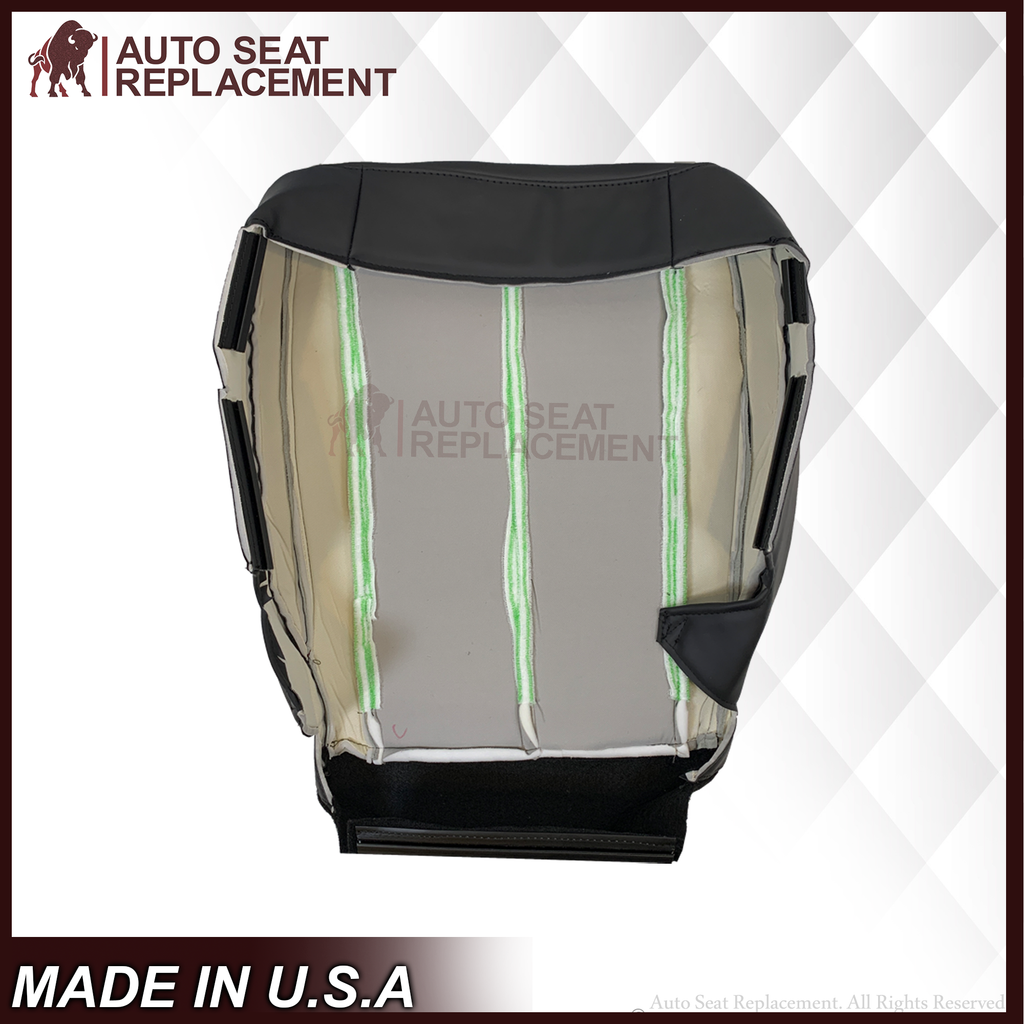 2010-2016 Fits Chevy Equinox LTZ Replacement Seat Cover: 2-Tone Black & Gray Perforated