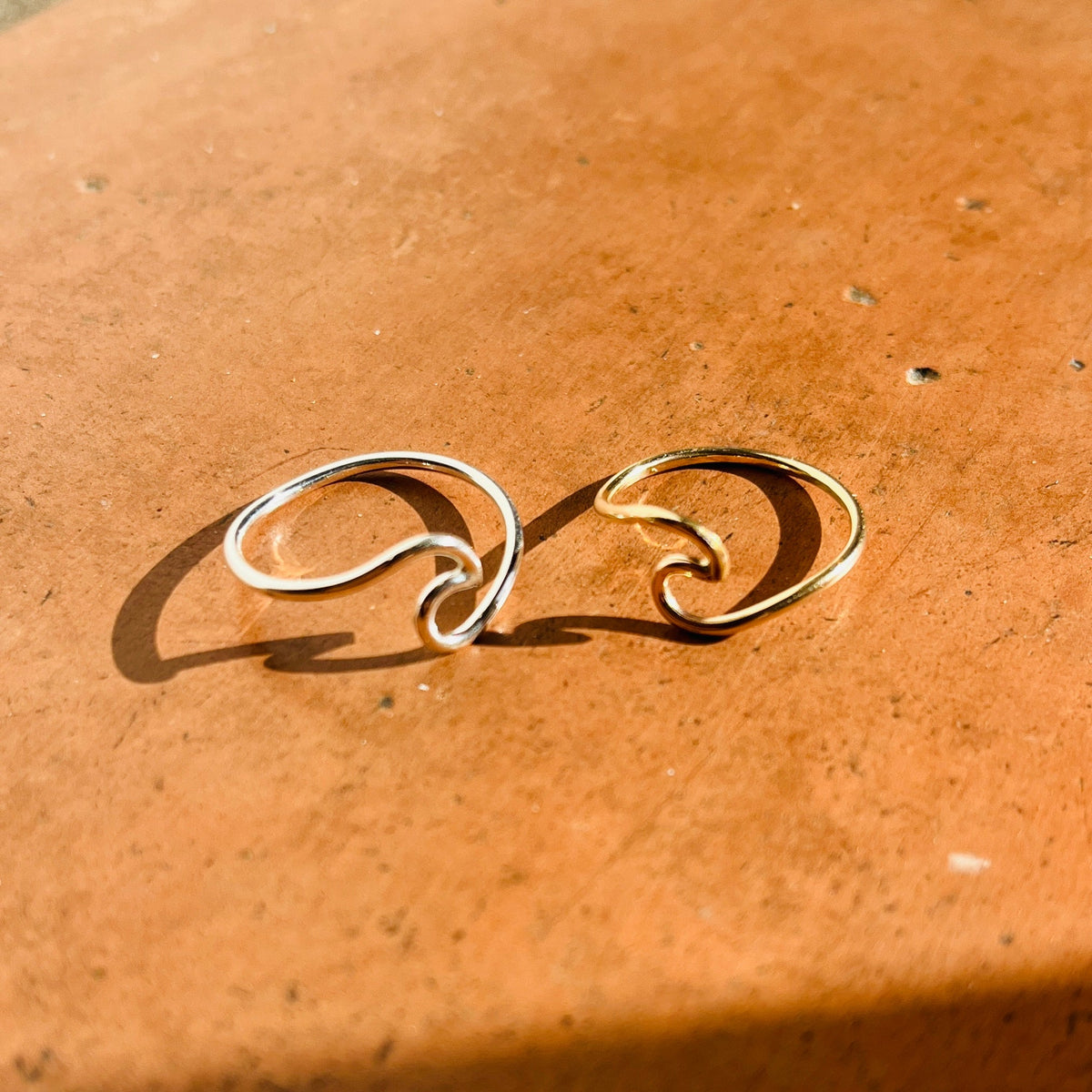 14K Gold filled OCEAN WAVE RING