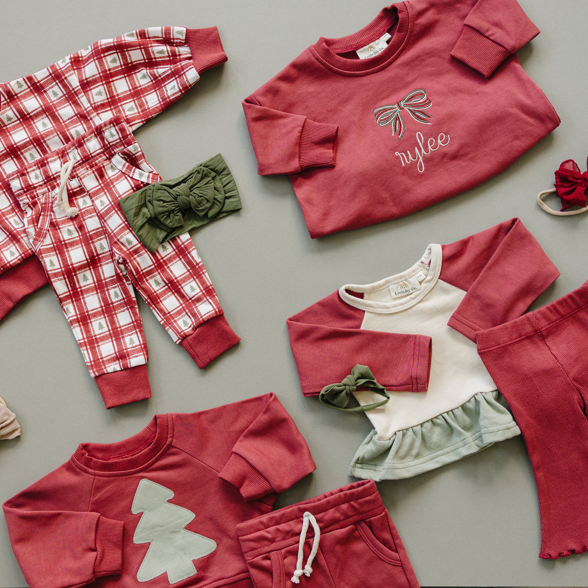 Christmas Tree Applique Sweatshirt