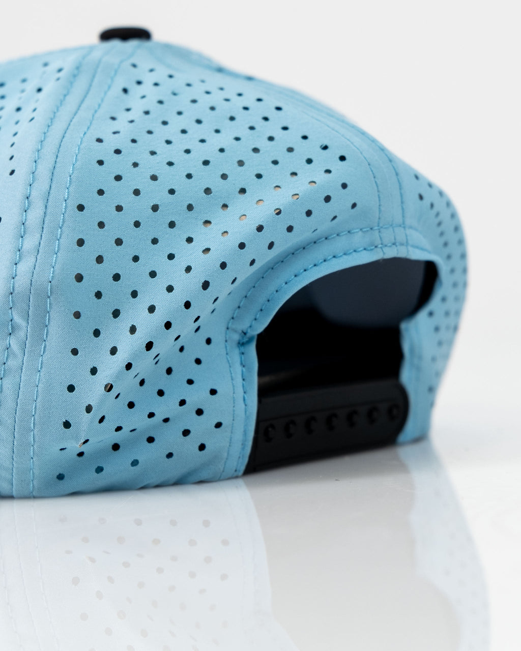 Middle Finger Baby Blue - Perforated Rope Hat