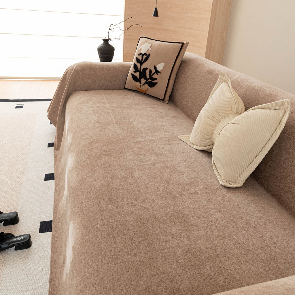 Luxury Pet Friendly Couch Cover, Non-Slip Furniture Protector Blanket for Pets, Kids