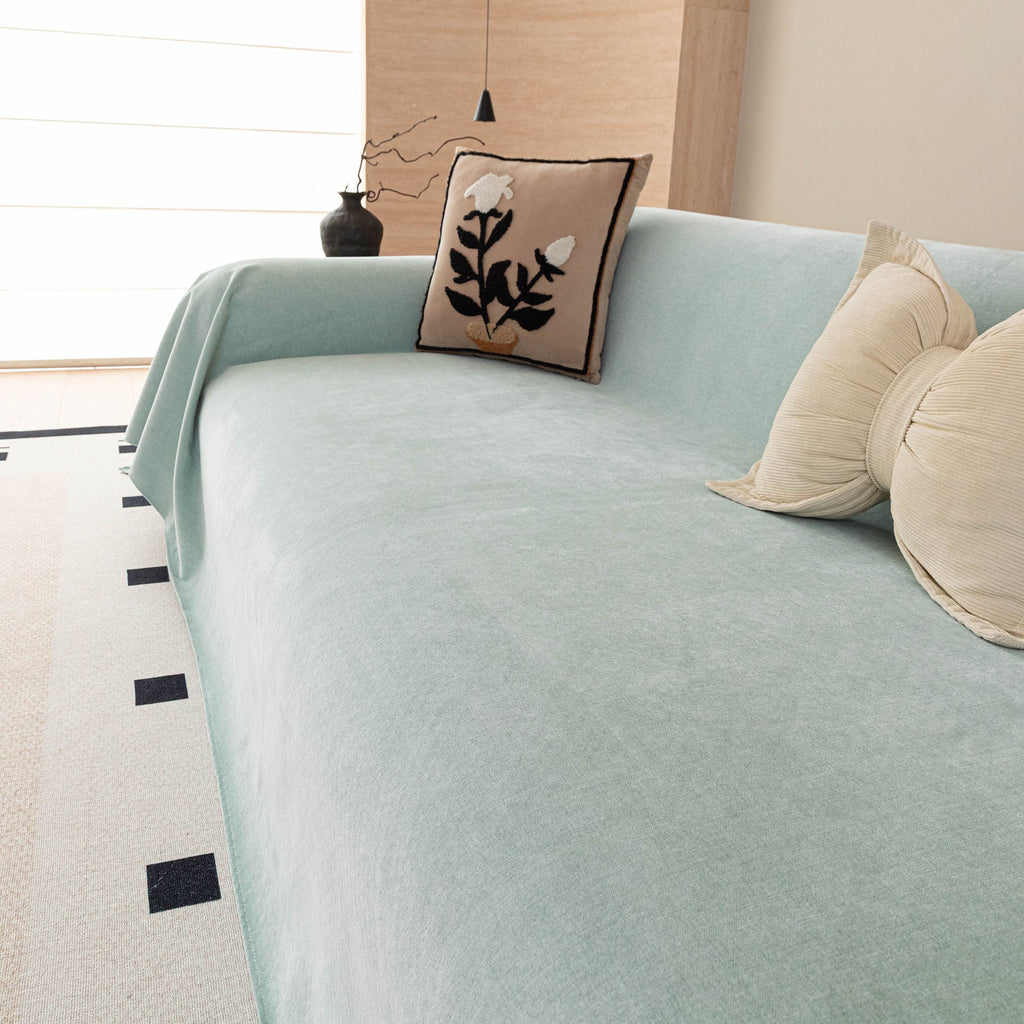 Luxury Pet Friendly Couch Cover, Non-Slip Furniture Protector Blanket for Pets, Kids