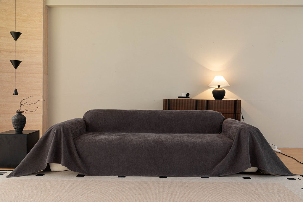 Luxury Pet Friendly Couch Cover, Non-Slip Furniture Protector Blanket for Pets, Kids