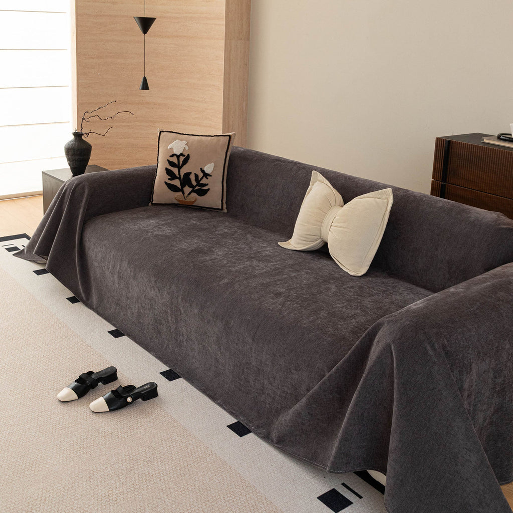 Luxury Pet Friendly Couch Cover, Non-Slip Furniture Protector Blanket for Pets, Kids