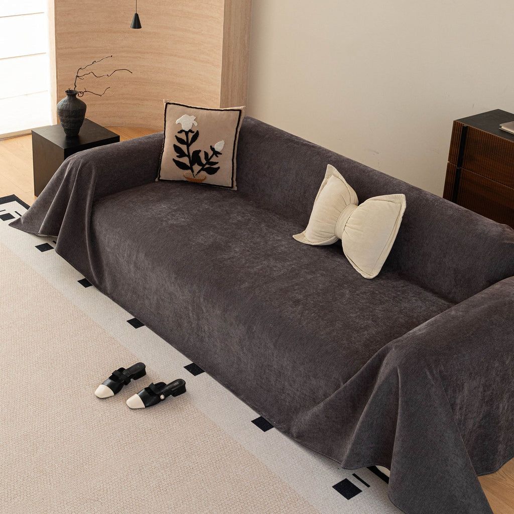 Luxury Pet Friendly Couch Cover, Non-Slip Furniture Protector Blanket for Pets, Kids