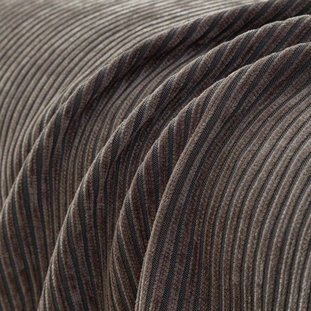 Textured Striped Cozy Couch Cover Throw Blanket with Pom Pom Trim for Sectional Sofa