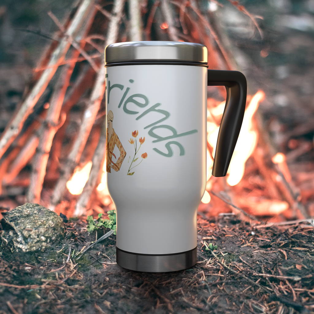Best Friends Vintage Style 14 oz Travel Mug Tumbler