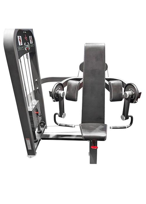 Classic Selectorized Biceps Curl by Muscle D Fitness - Adjustable Seat - Pin Selectorized Weight Stack