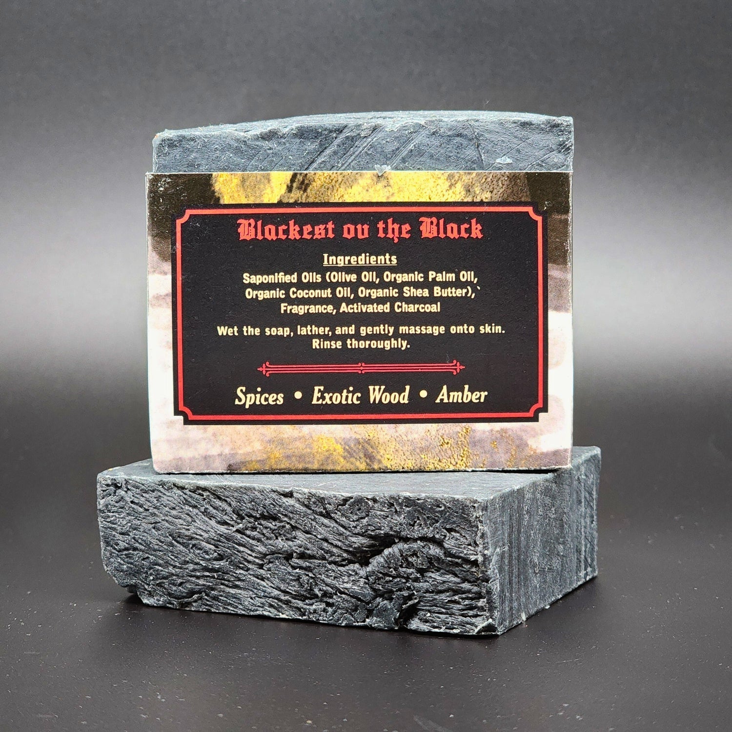 "Blackest ov the Black" Handmade Vegan Bar Soap