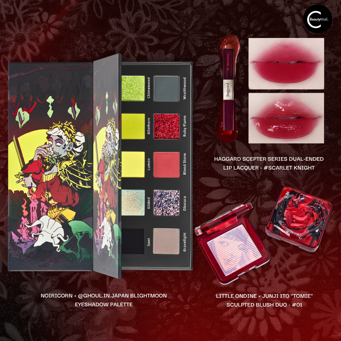 NOIRICORN × @ghoul.in.japan BLIGHTMOON Eyeshadow Palette